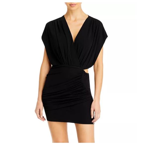 IRO Paris Zera Asymmetrical side cutout dress - little black dress -LBD - size S - Picture 13 of 13